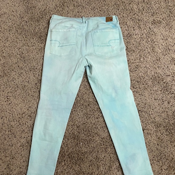 Blue, American Eagle pants SIZE 14 - Picture 4 of 6
